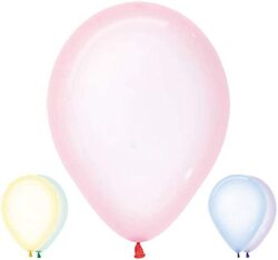 Sempertex 12-inch Latex Round Balloons, 25 Pieces, Crystal Pastel Assorted Color