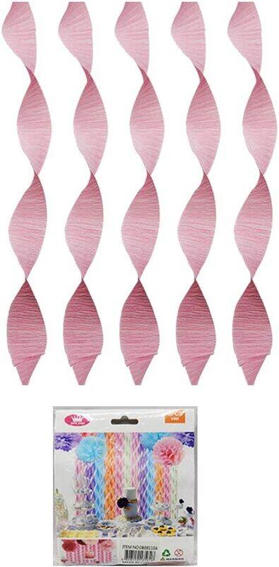 

Generic Beautiful Crinkled Crepe Paper Rolls for Party Decoration, 6 Piece, Maroon