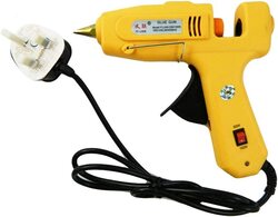 Beautiful Corded Glue Gun, 60-100W, Yellow