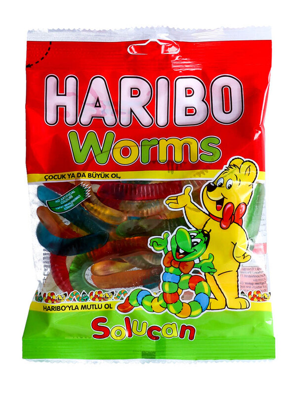 

Haribo Worms Jelly Candy, 160g