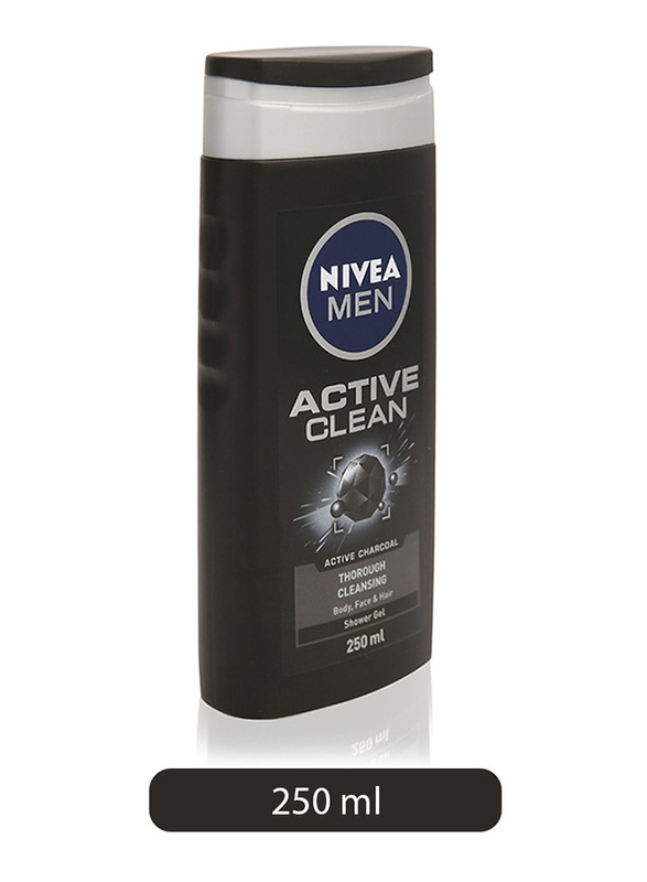 Nivea Men Active Clean Shower Gel, 250ml