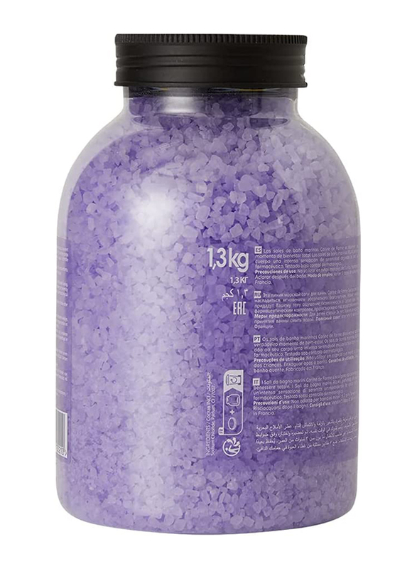 Corine De Farme Bath Sea Salt with Lavender, Purple, 1.3 kg