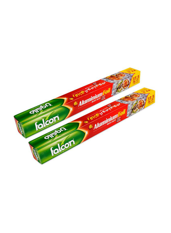 Falcon Aluminum Foil, 37.5 Sq ft x 45cm, 2 Pieces