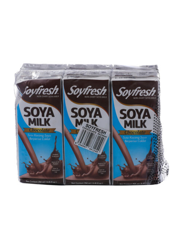 SoyFresh Soya Chocolate Milk, 6 x 250ml