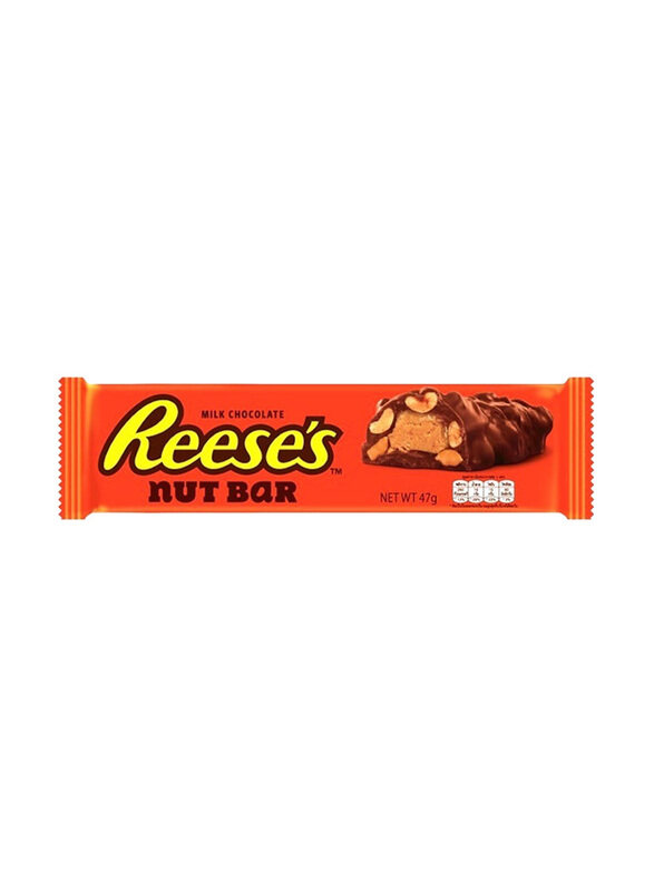 

Reese's Milk Chocolate Coated Nut Bar Filled with Peanut Butter & Caramel, 47g