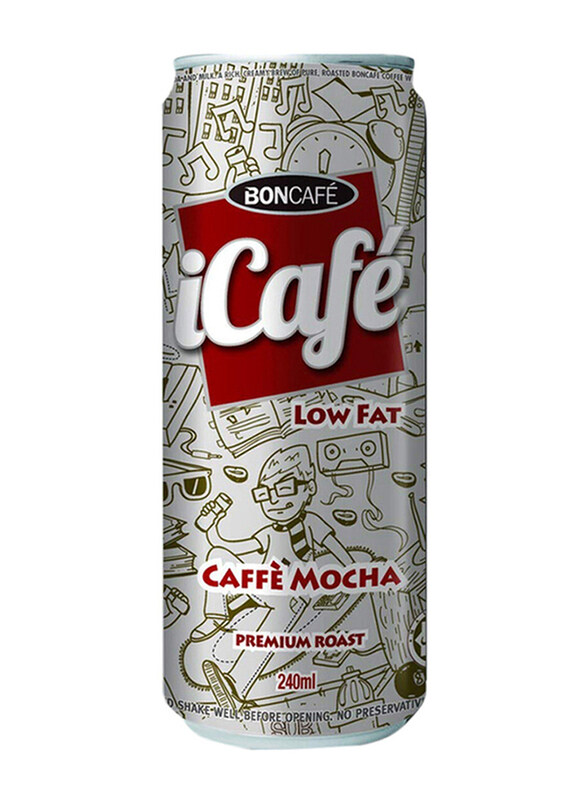 

Boncafe iCafe Low Fat Mocha Iced Coffee, 4 x 240ml