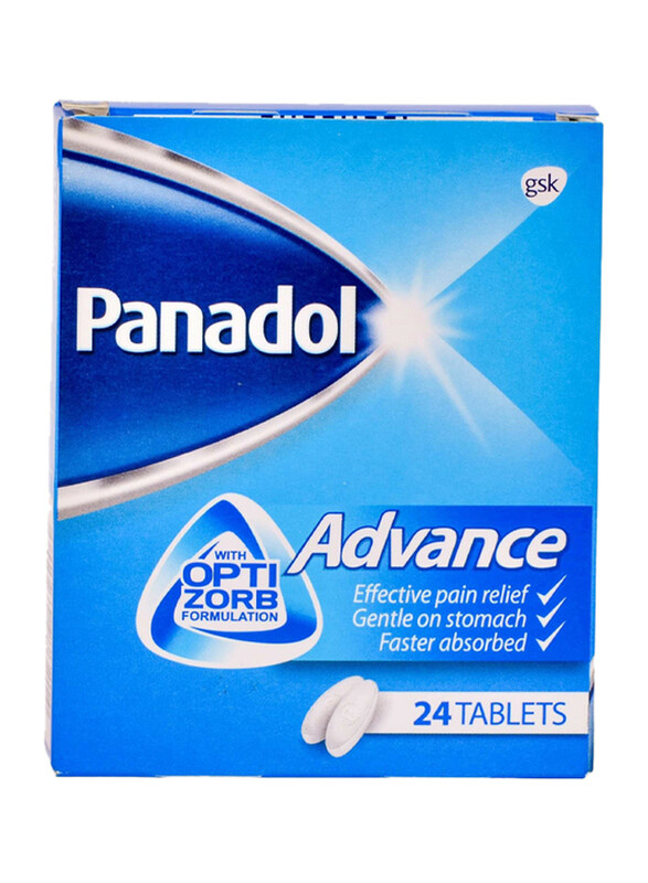 

GSK Panadol Advance with Opti Zorb, 500mg, 24 Tablets