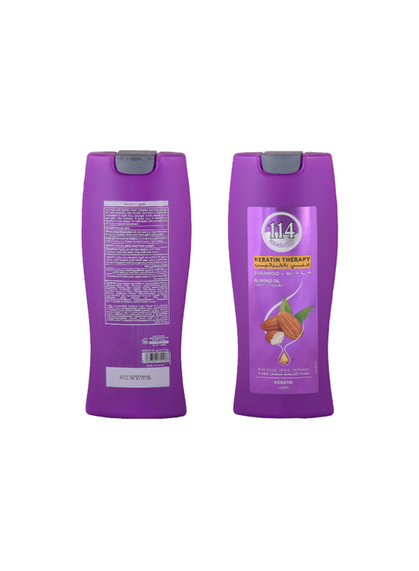114 Amatoury Almond Oil Keratin Therapy Shampoo, 400ml