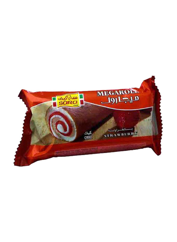 

Sara Mega Swiss Roll Strawberry Cake, 60g