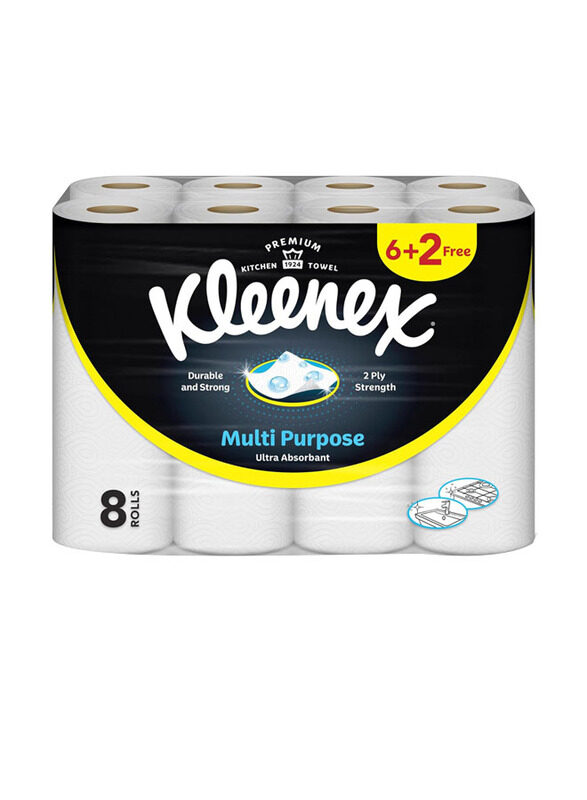 

Kleenex Kitchen Towel, 2 Ply, 40 Sheets, 8 Rolls