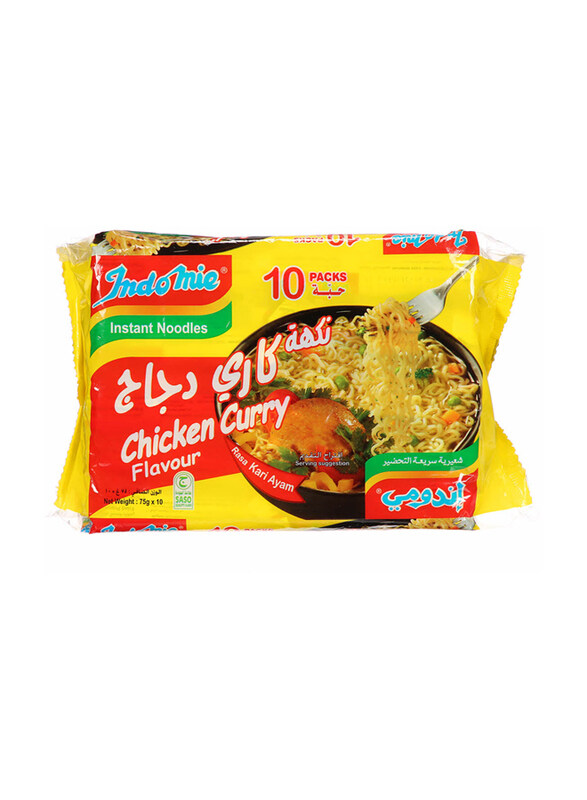 

Indomie Chicken Curry Flavour Instant Noodles, 10 x 75g