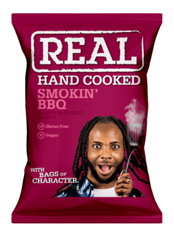 

Real Hand Cooked Smoking BBQ Potato Chips, 35g