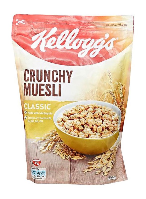 Kellogg's Crunchy Muesli Classic, 600g