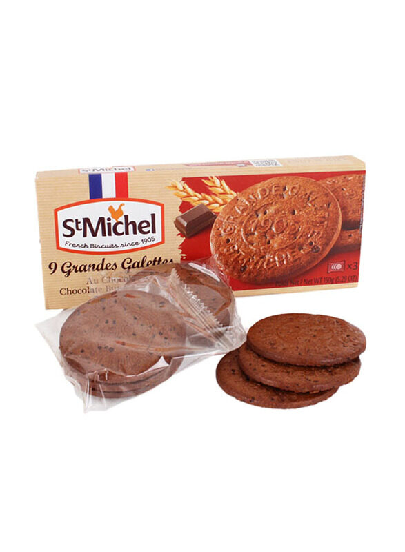 

St Michel 9 Grandes Galettes Cholates Butter Cookies, 150g