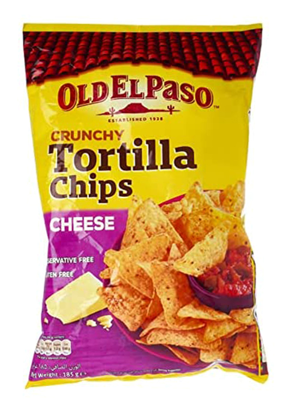 Old El Paso Cheese Tortilla Chips, 185g