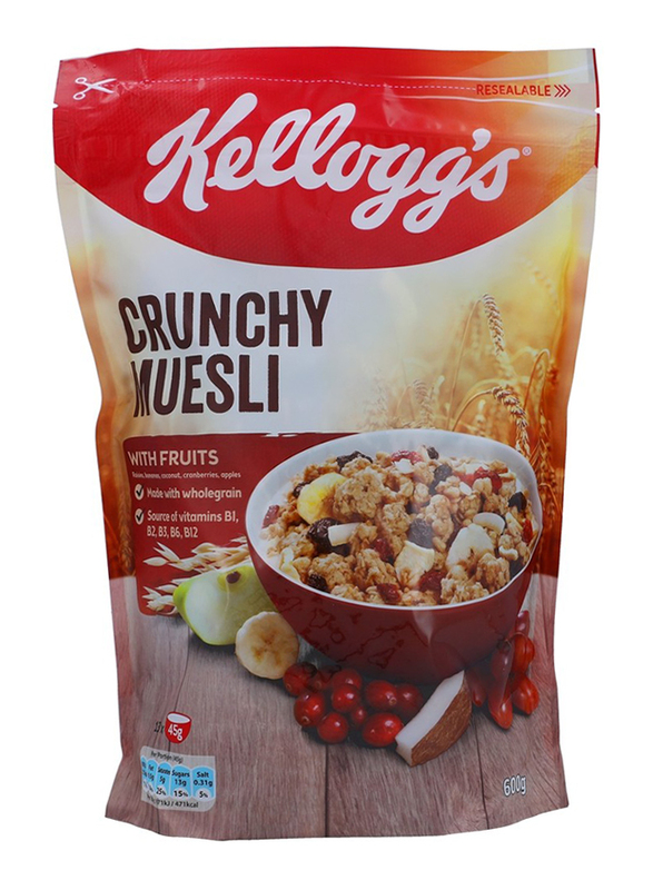 Kellogg's Crunchy Fruits Muesli, 600g