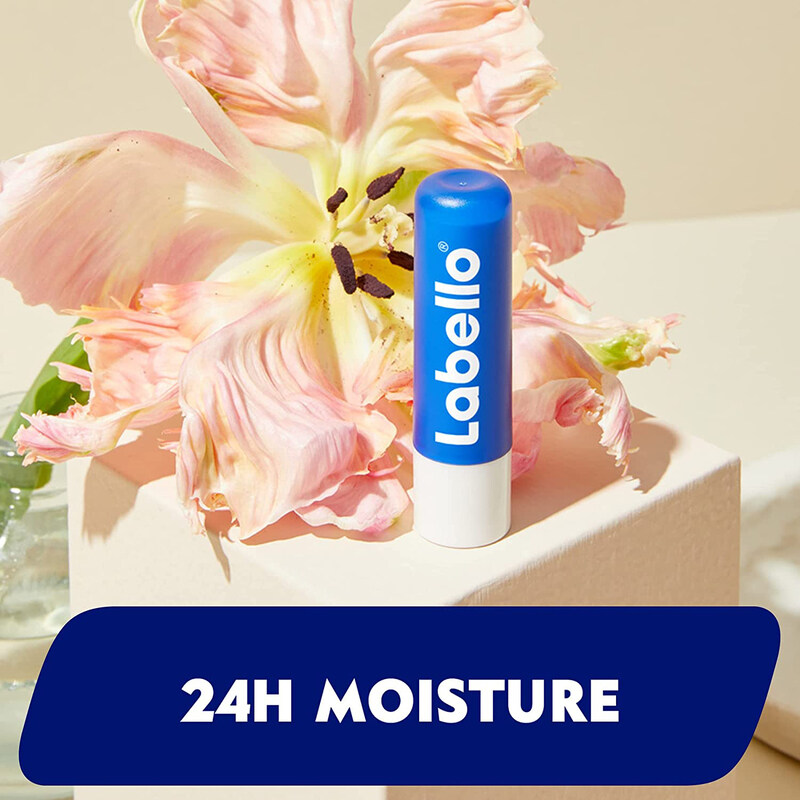 Labello Classic Moisturizing Lip Balm, 4.8g, White