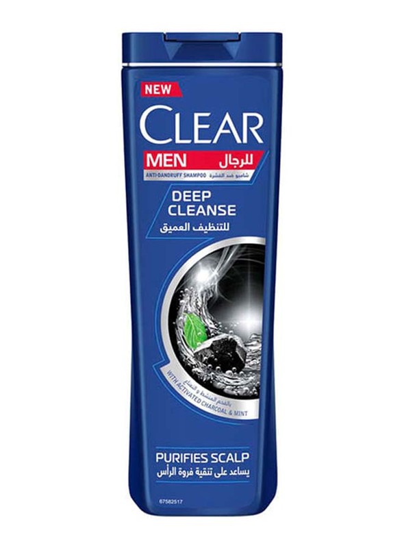 Clear Men Deep Cleanse Anti-Dandruff Shampoo for Oily Hair, 400ml