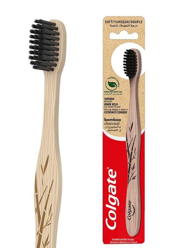 

Colgate Bamboo Charcoal Black Soft Toothbrush