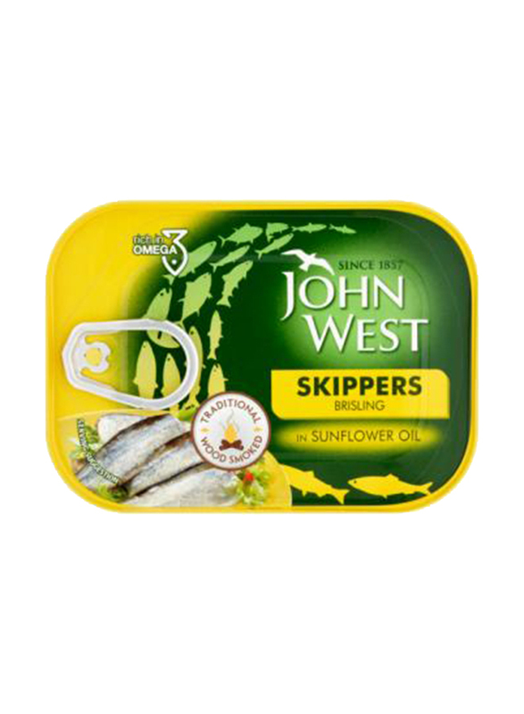 John West Skippers Brisling in Sunflower Oil, 100g