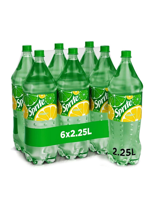 

Sprite Soft Drink Bottle, 6 x 2.25 Litres