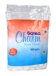 Sanita Charm Cotton Ball, 100 Pieces