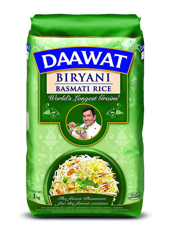 

Daawat Extra Long Grain Basmati Rice, 1KG