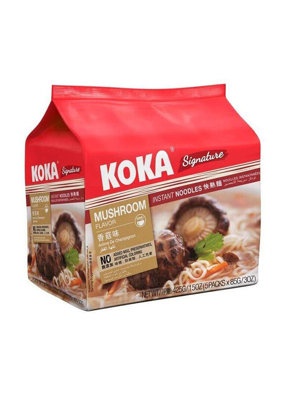 

Koka Mushroom Flavored Noodles, 5 Packs x 85g