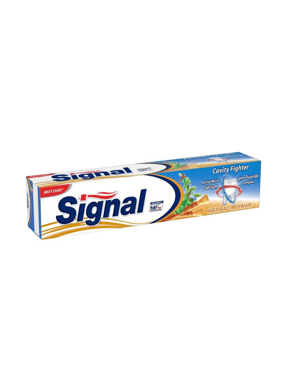 

Signal Herbal Miswak Toothpaste, 120ml
