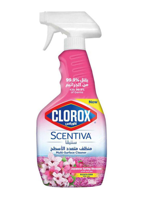 

Clorox Scentiva Japanese Spring Blossom Multi-Surface Cleaner Spray, 500ml