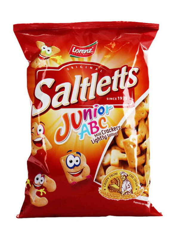 

Lorenz Saltletts Junior ABC Lightly Salted Mild Crackers, 125g