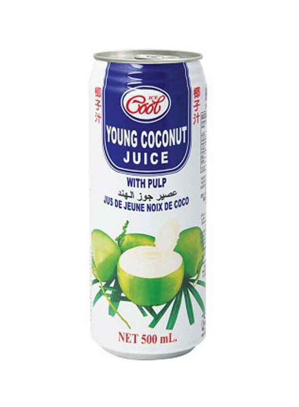 Ice Cool Young Coconut Juice with Pulp, 500ml