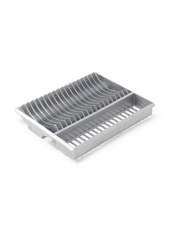 

Addis Plastic Plate Rack in Metallic, Silver