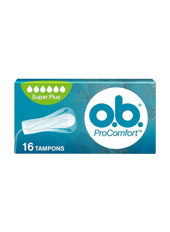 O.B. Pro Comfort Super Tampons, 16 Piece