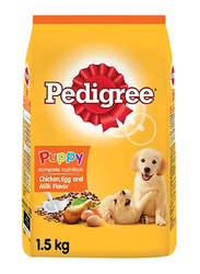 Pedigree Puppy Chicken and Eggs Dry Dog Food, 1.5 Kg
