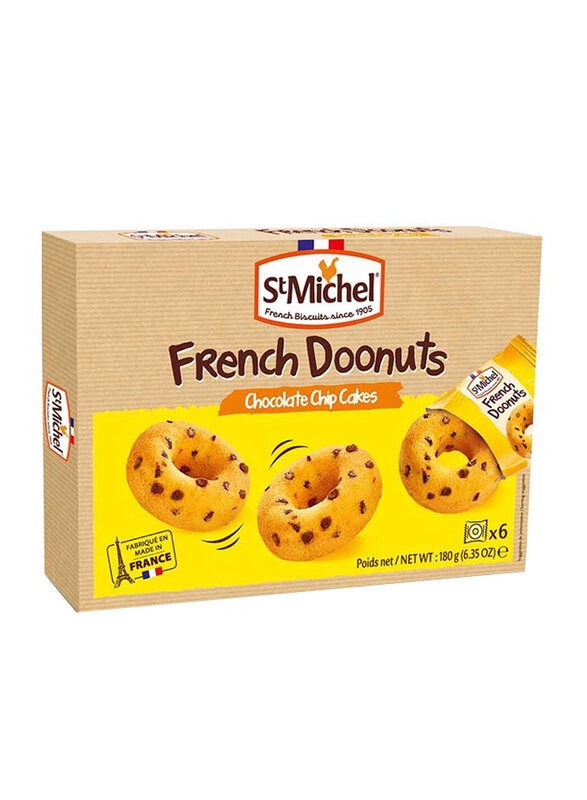 

St Michel French Donuts Chocolate Chip Cakes, 180g