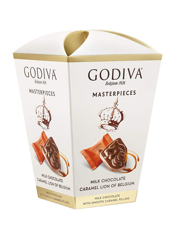 

Godiva Masterpiece Milk Chocolate Caramel Lion of Belgium, 119g
