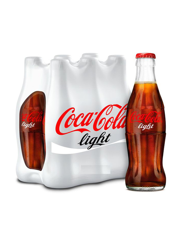 Coca Cola Light Carbonated Soft Drink, 6 Bottles x 290ml