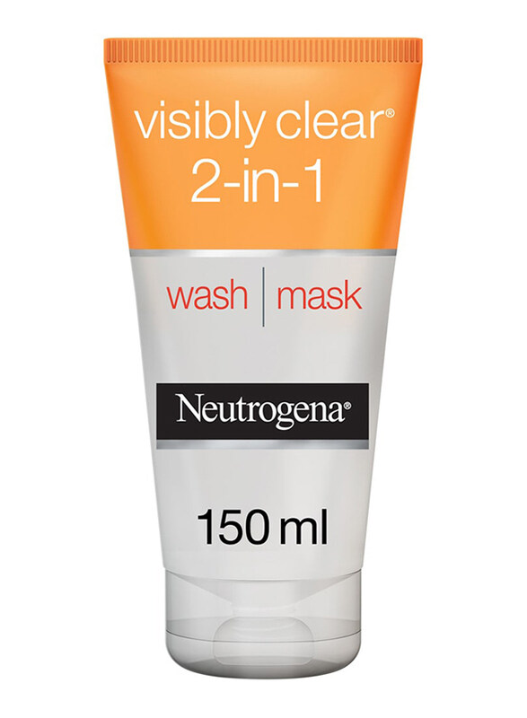 

Neutrogena Visibly Clear 2-in-1 Facial Wash Mask, 150ml