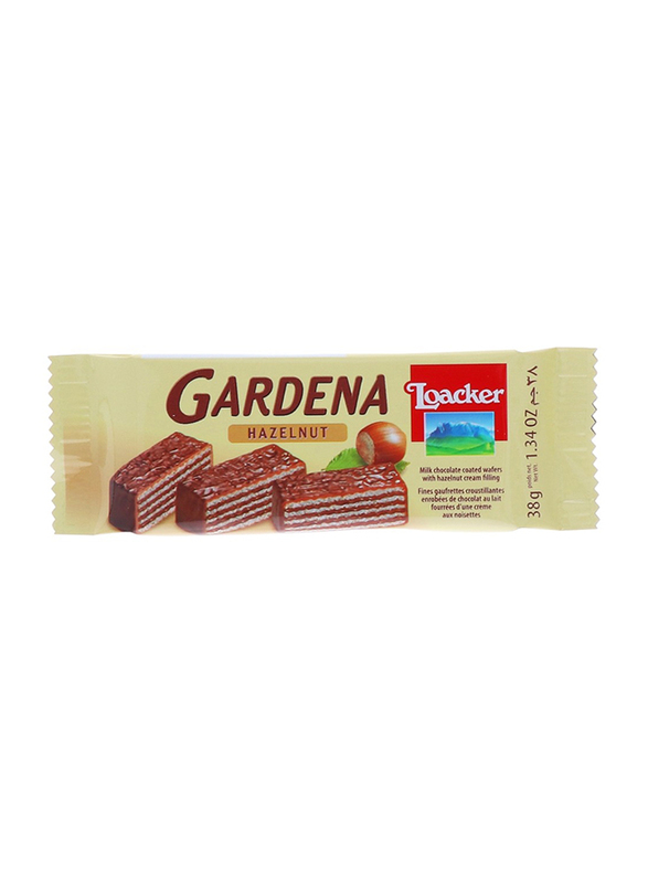 Loacker Gardena Hazelnut Chocolate Coated Wafer, 38g