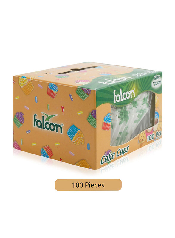 

Falcon 12.5cm 100-Pieces Cake Cup Cases, White
