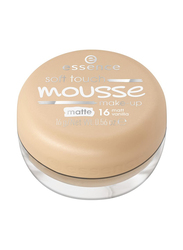 Essence Soft Touch Mousse Make-Up, 16 Matt Vanilla, Beige