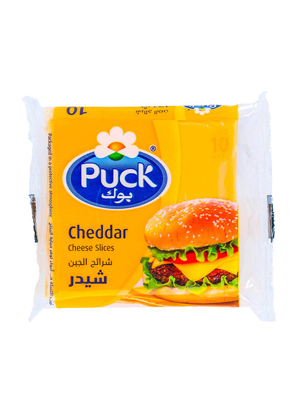 

Puck Cheddar Cheese Slices, 200g