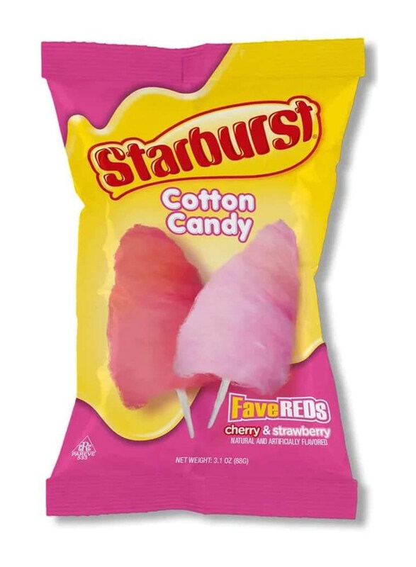 

Starburst Cherry and Strawberry FaveReds Cotton Candy, 88g