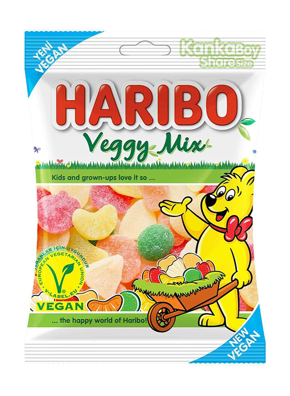 Haribo Veggy Mix Candy, 80g