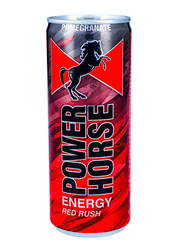 Power Horse Pomegranate Red Rush Energy Drink Can, 250ml