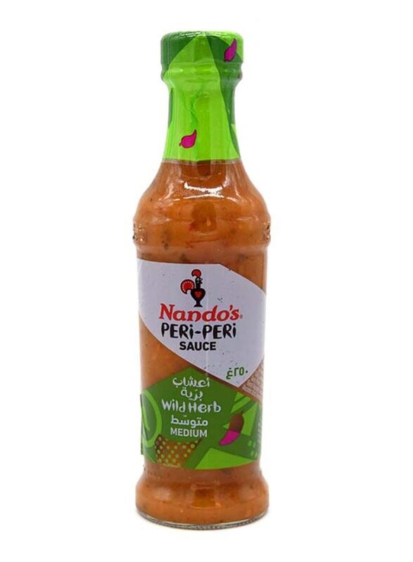 Nando's Medium Wild Herb Peri-Peri Sauce, 250g