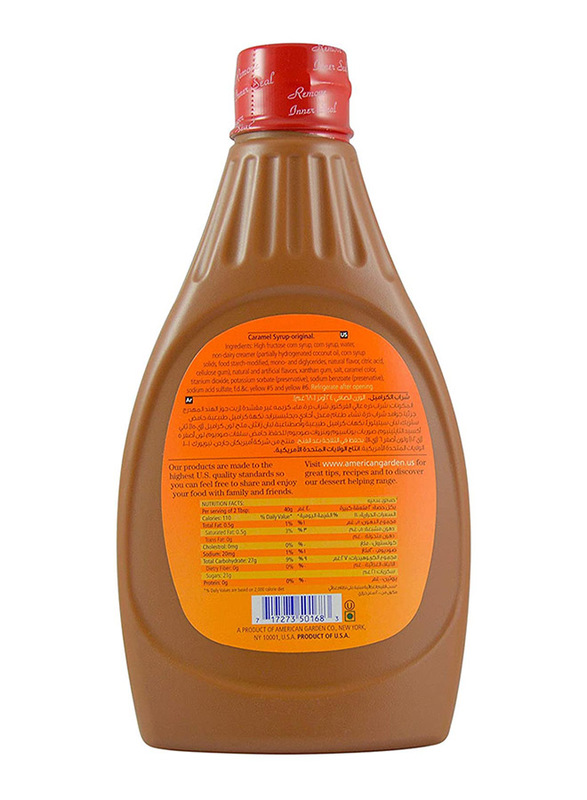 American Garden Caramel Syrup, 24oz