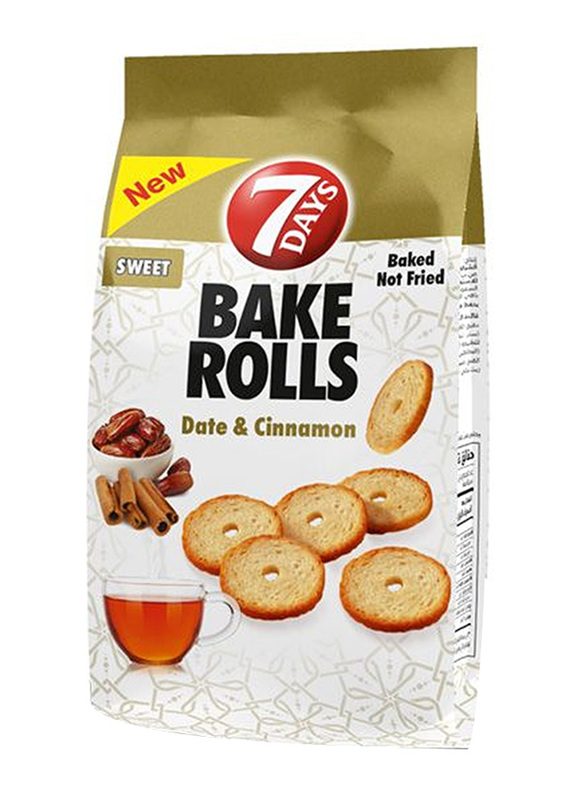 7-Days Date & Cinnamon Bake Rolls, 60g