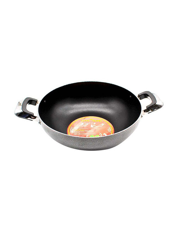 

Love Song 26cm Wok with 2 Ear Handles, EW-26, Black